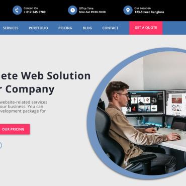 Web Solution PSD Templates 122660