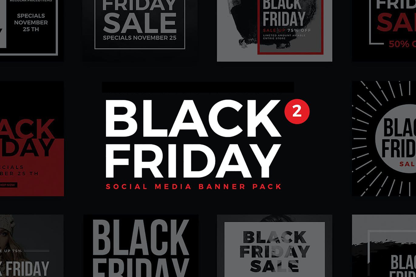 Black Friday Banners V2 Social Media Template