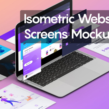 Website Screens Product Mockups 122840