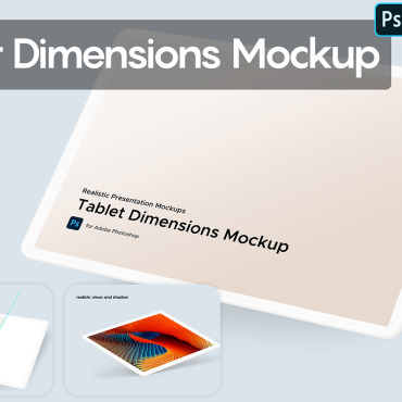 Tablet Dimensions Product Mockups 122862