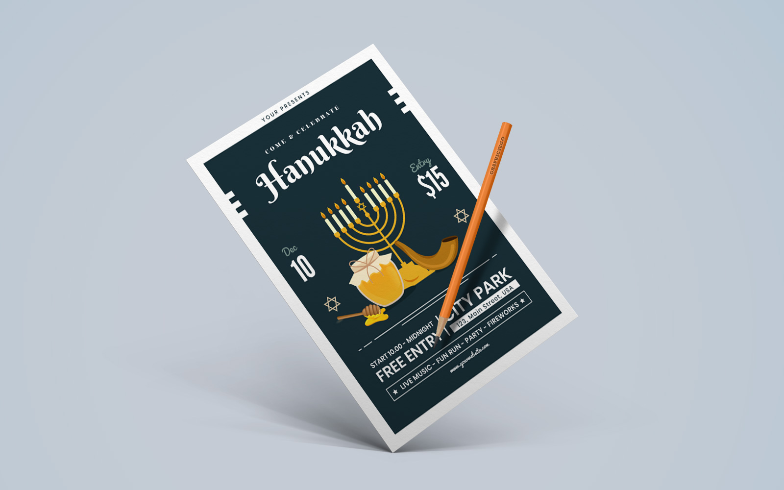 Hanukkah - Corporate Identity Template