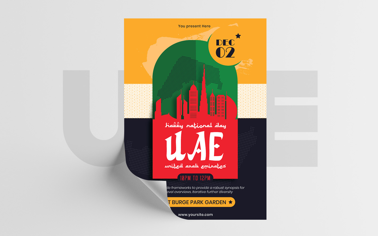 UAE National Day - Corporate Identity Template