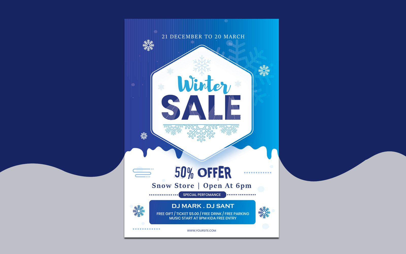 Winter Flyer - Corporate Identity Template