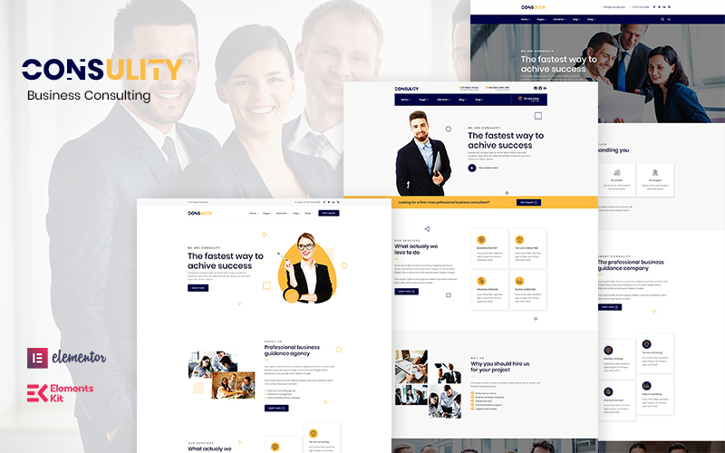 Consulity - Business Consulting WordPress Theme