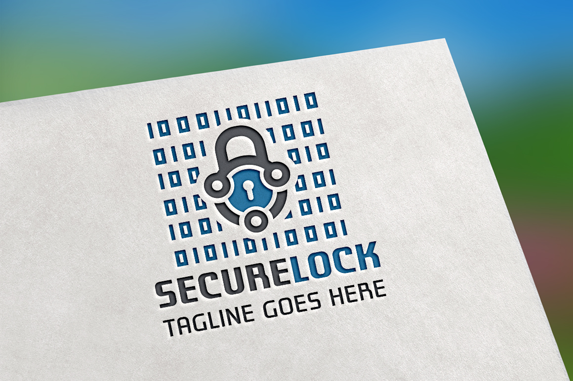 Secure Lock Logo Template