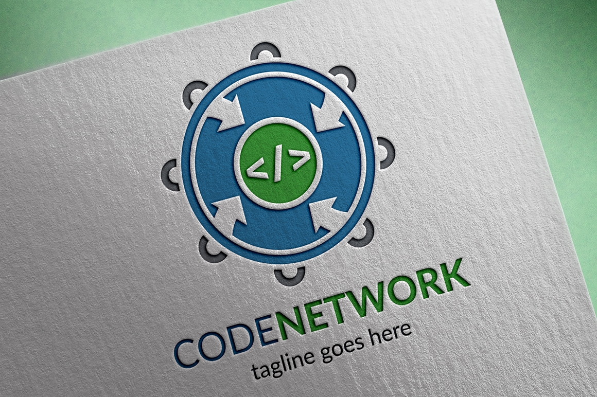 Code Network Logo Template