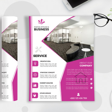 Agency Flyer Corporate Identity 123063