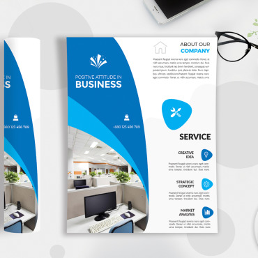 Agency Flyer Corporate Identity 123065