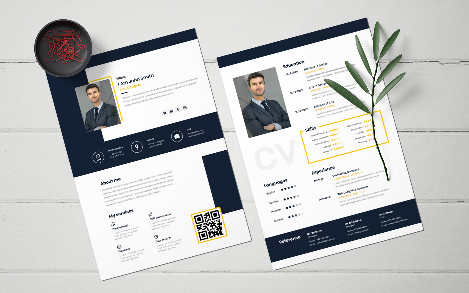 Unique Resume Template