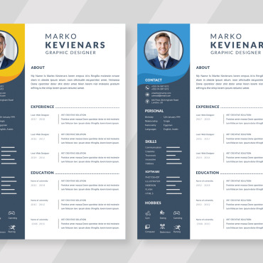 Cv Document Resume Templates 123171