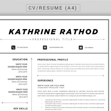 Black Resume Resume Templates 123178