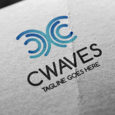 Aqua C Logo Templates 123230