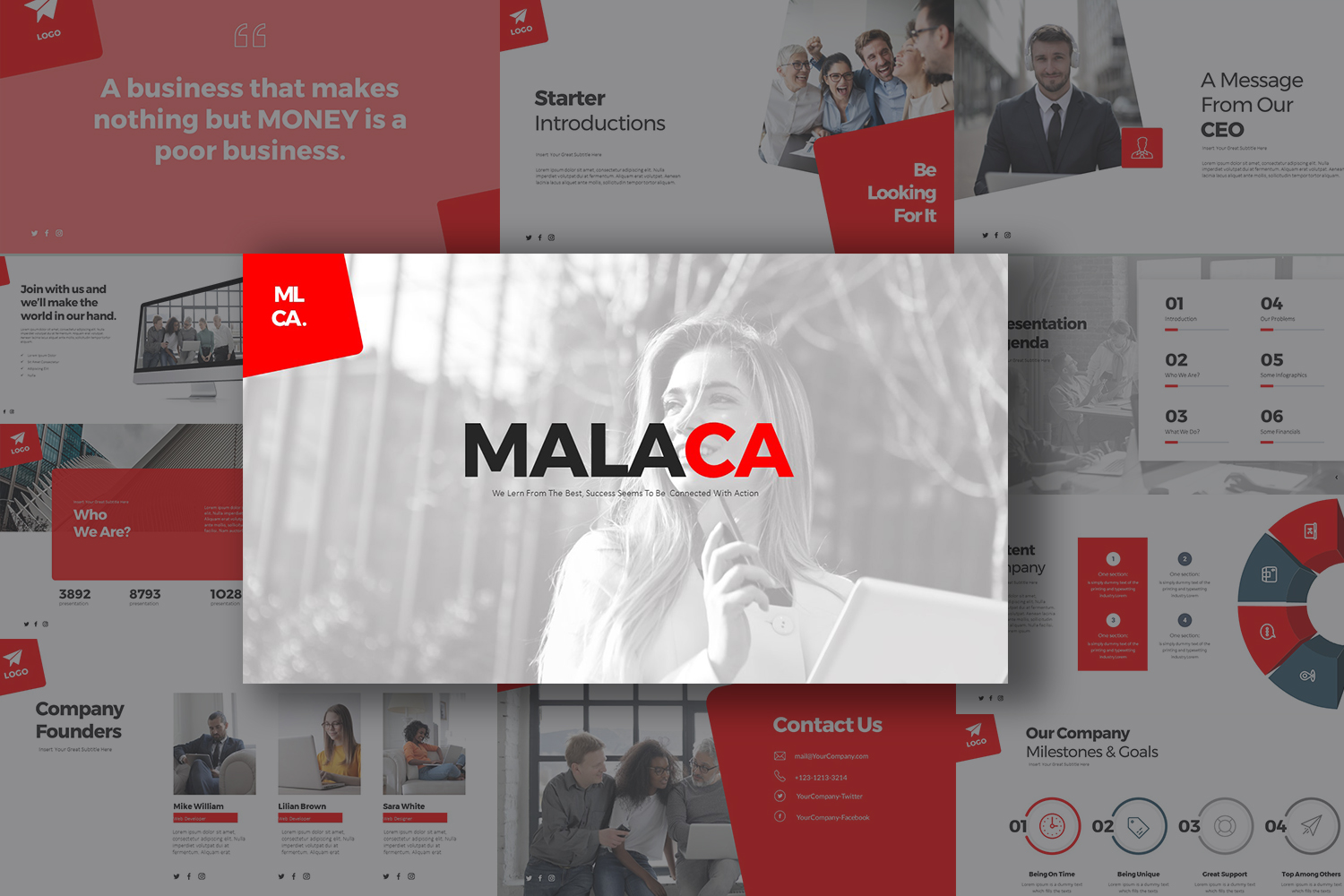 Malaca - Keynote template