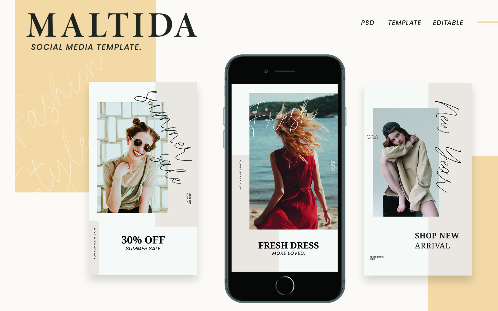 Maltida Fashion Instagram Stories Template for Social Media