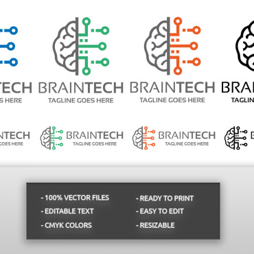 Brain Brand Logo Templates 123669