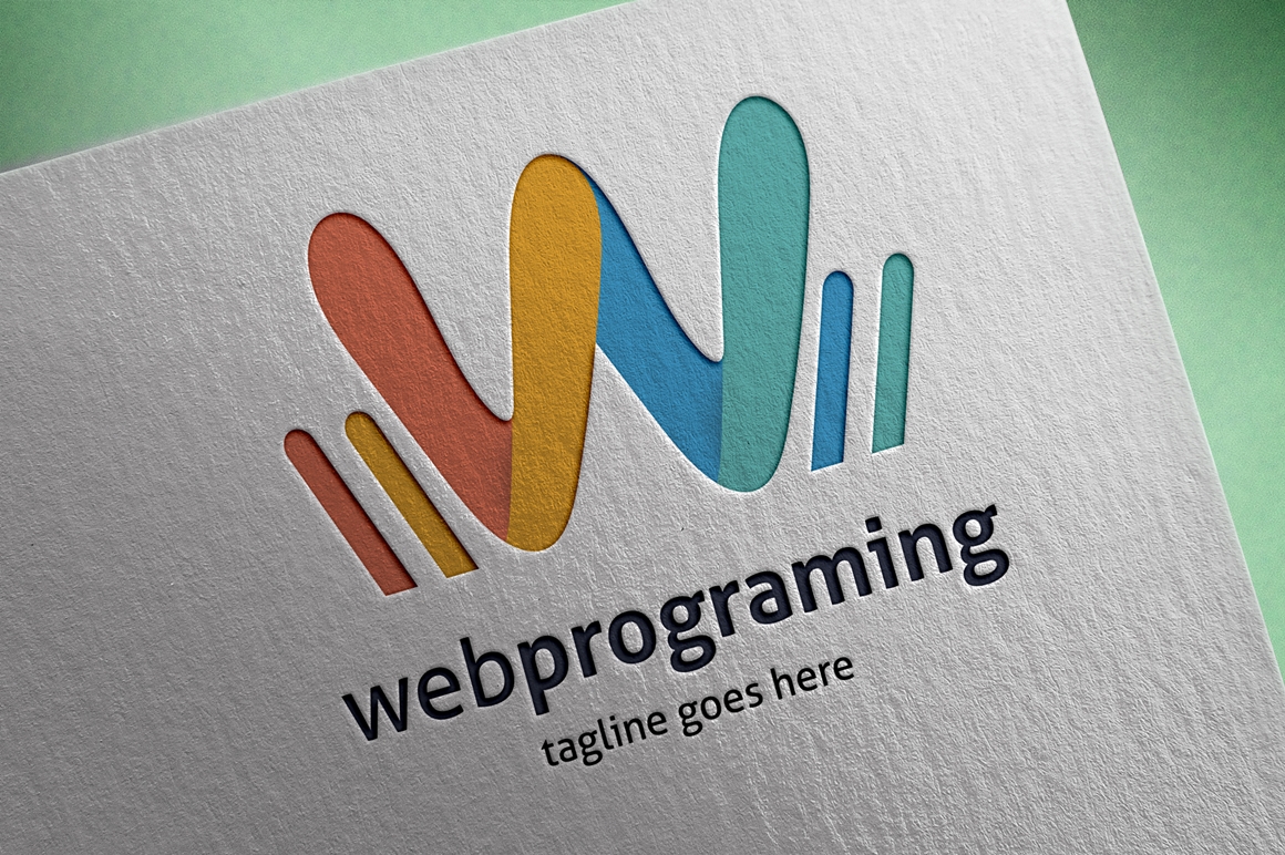 Web Programing (Letter W) Logo Template