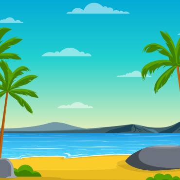 <a class=ContentLinkGreen href=/fr/kits_graphiques_templates_illustrations.html>Illustrations</a></font> tropical plage 123739