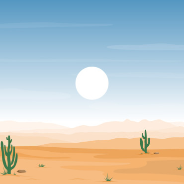 Desert Rock Illustrations Templates 123757