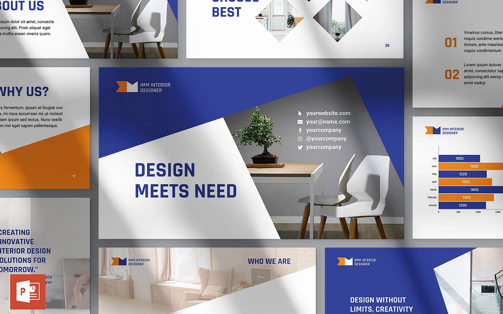Interior Design Presentation PowerPoint template