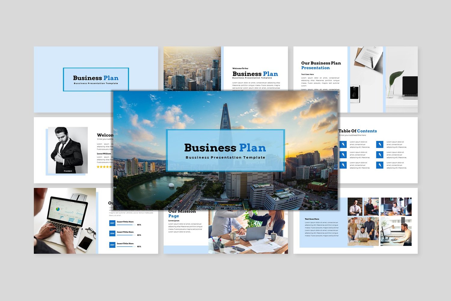 Business Plan - Creative Business Plan Google Slides