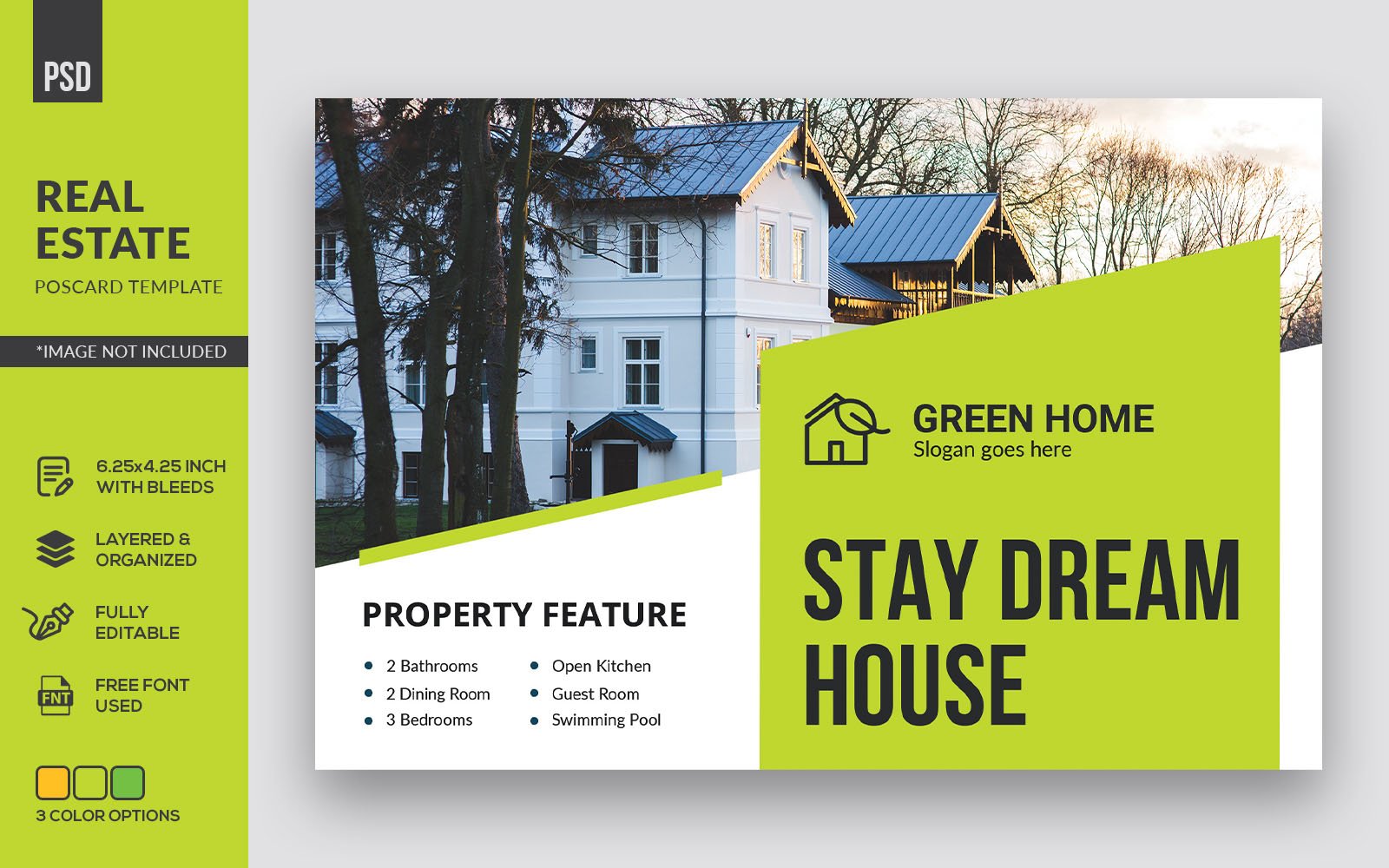 Real Estate Postcard - Corporate Identity Template