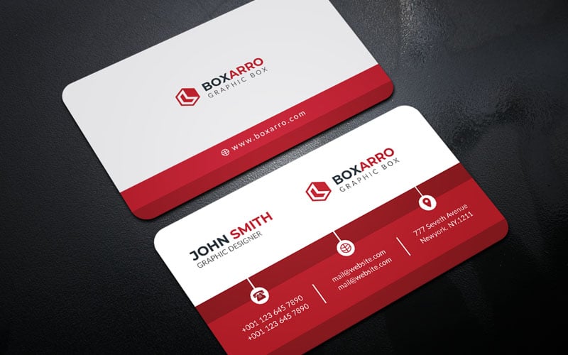 Business Card-Box Arro - Corporate Identity Template