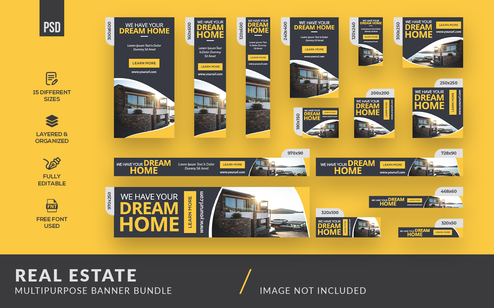 Real Estate Multipurpose Banner Bundle - Corporate Identity Template