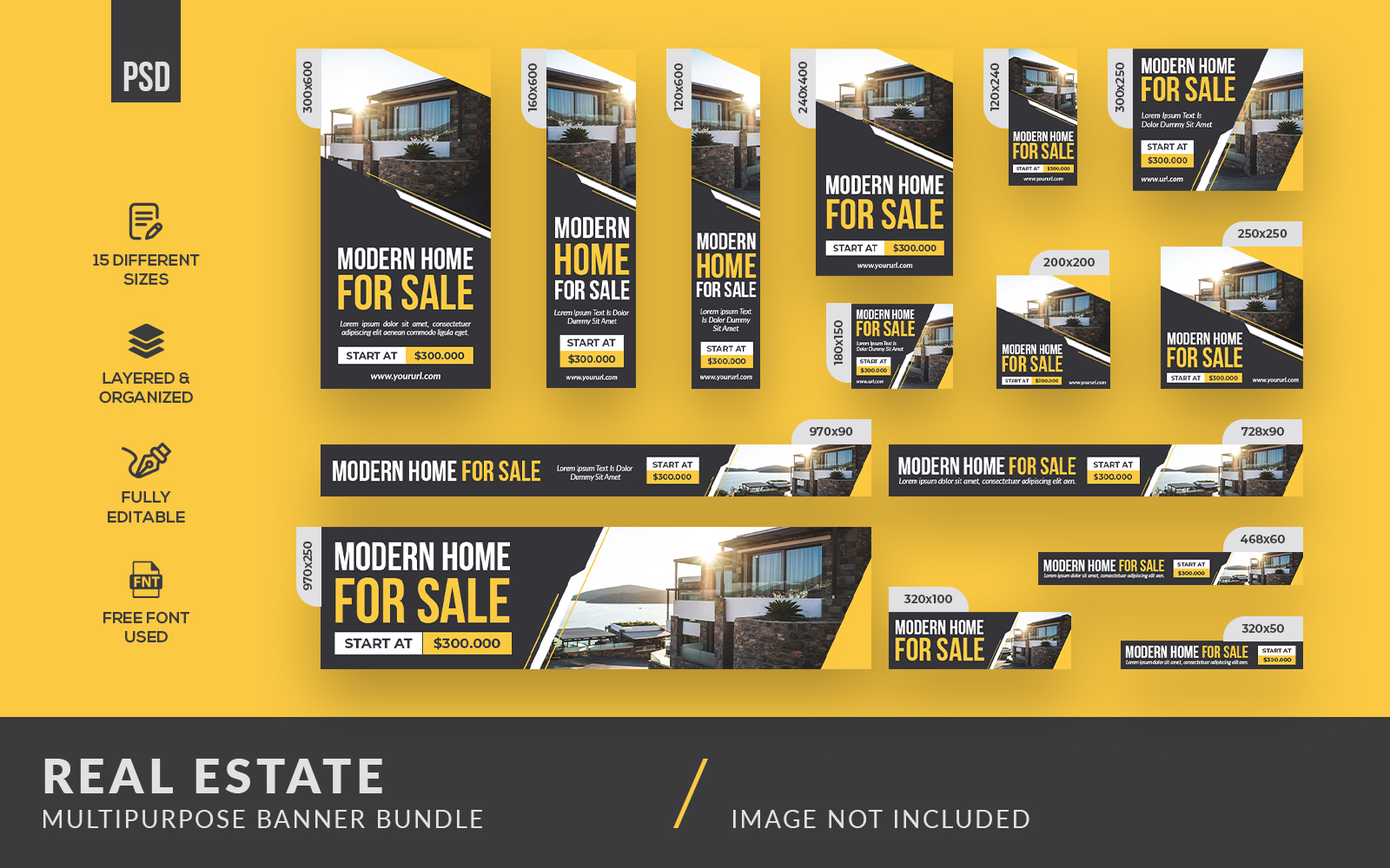 Real Estate Multipurpose Banner Bundle - Corporate Identity Template