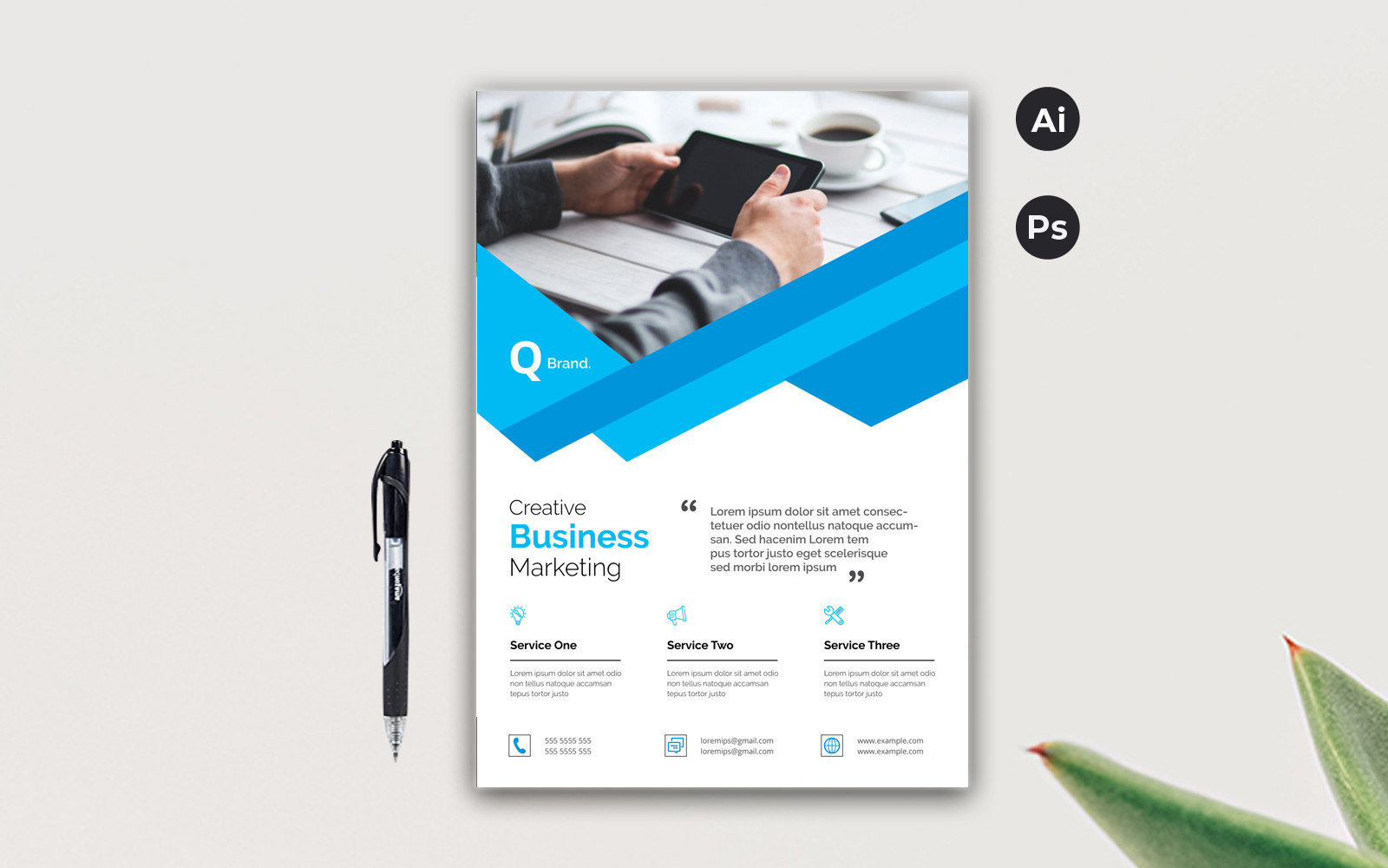 Stylish Flyer - Corporate Identity Template