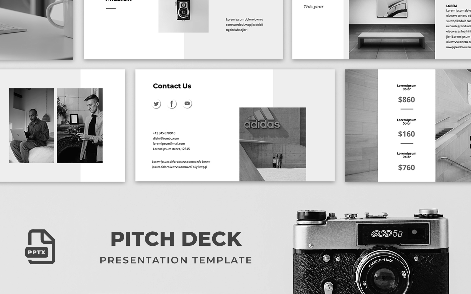 Pitch Deck PowerPoint template