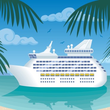 Ship Cruise Illustrations Templates 124341