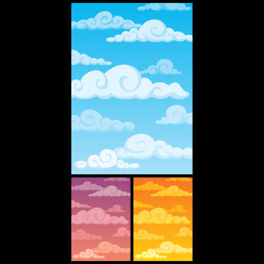 Cloudscape Sky Illustrations Templates 124344
