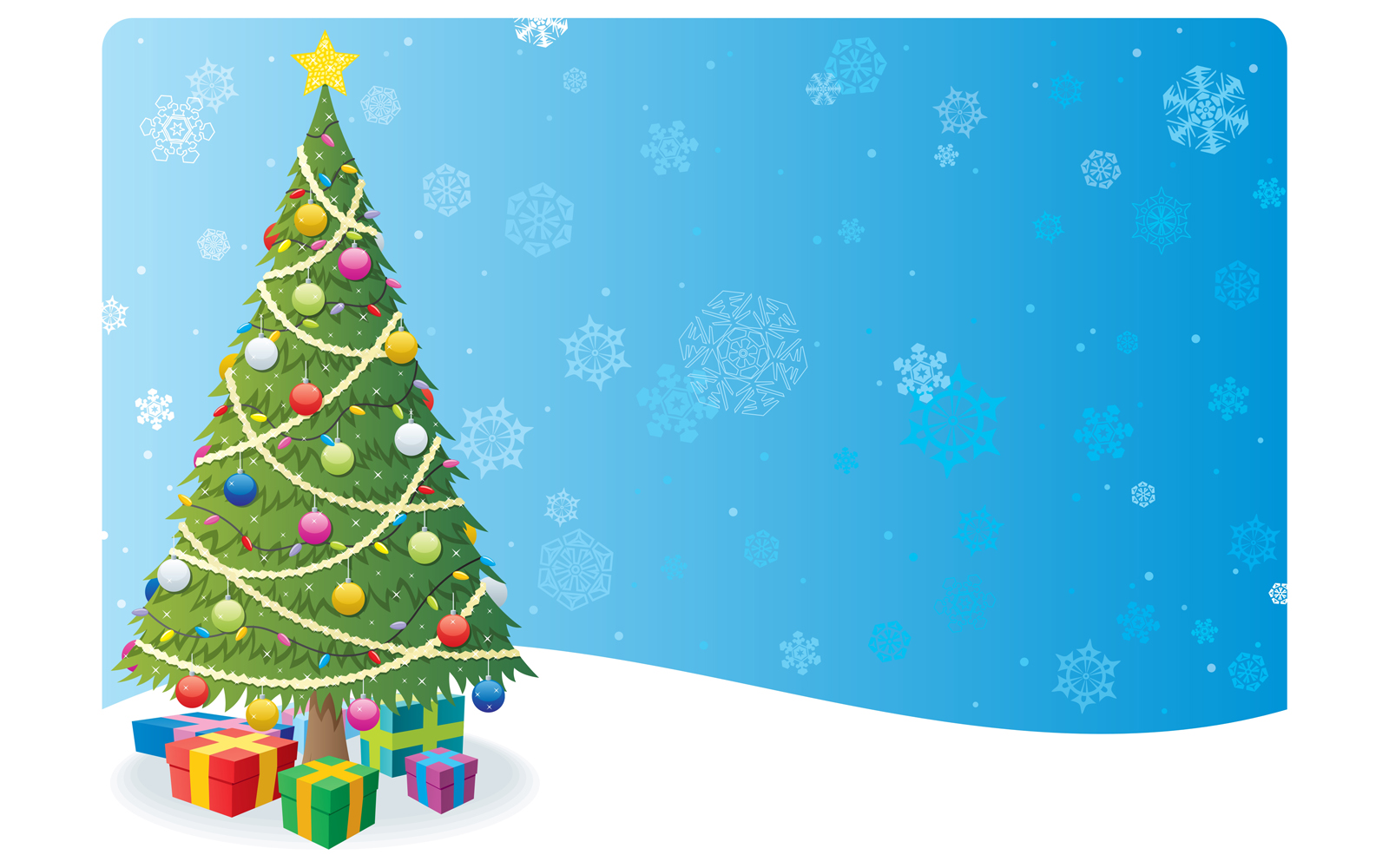 Christmas Tree Background 1 - Illustration