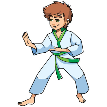 Karate Martial Illustrations Templates 124392