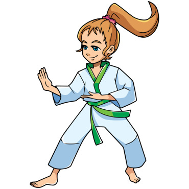 Karate Martial Illustrations Templates 124393