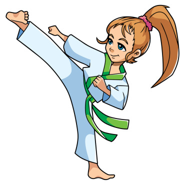 Karate Martial Illustrations Templates 124395