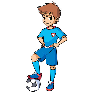 Soccer Player Illustrations Templates 124397