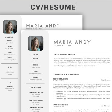 Black Resume Resume Templates 124493