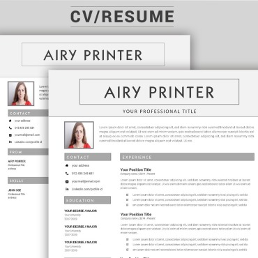 Black Resume Resume Templates 124498