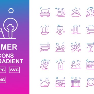 Outdoor Calendar Icon Sets 124622