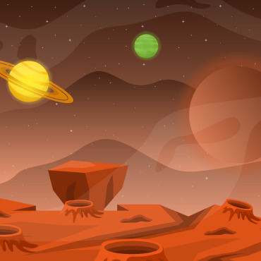 Surface Planet Illustrations Templates 124767