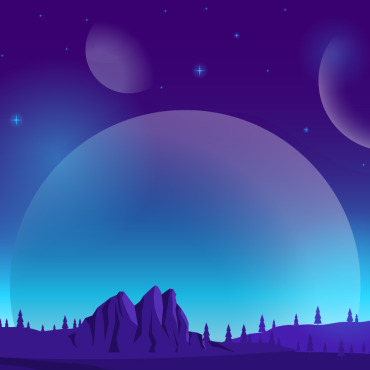 Surface Planet Illustrations Templates 124779