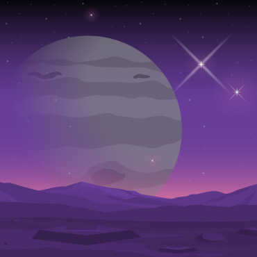 Surface Planet Illustrations Templates 124786