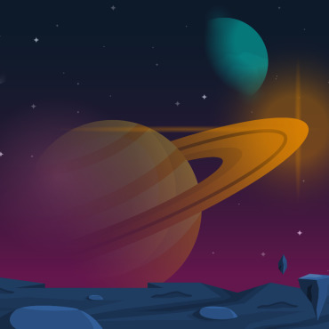 Surface Planet Illustrations Templates 124789