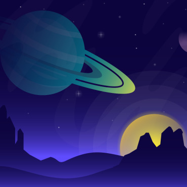 Surface Planet Illustrations Templates 124790