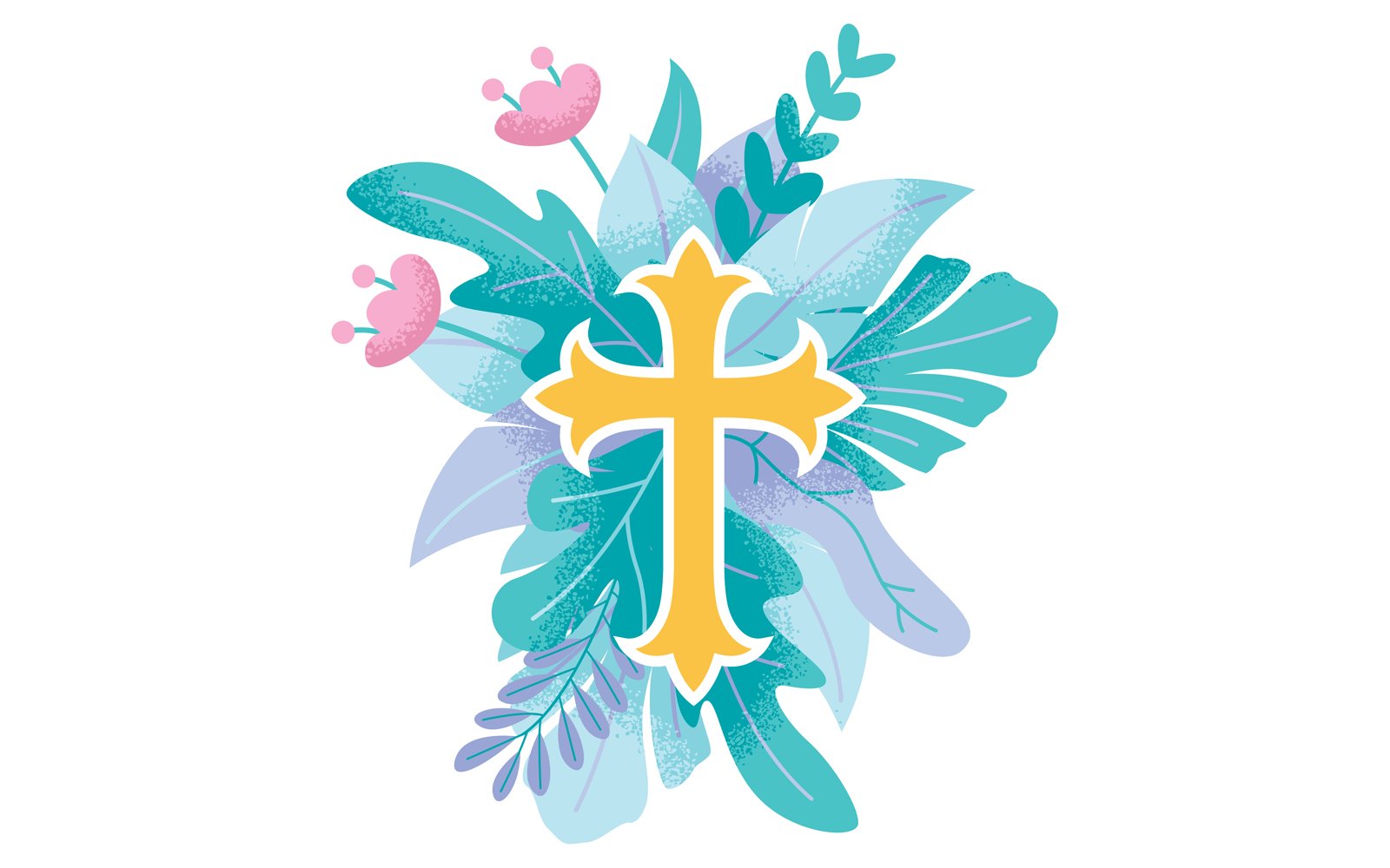 Abstract Christian Cross 3 - Illustration