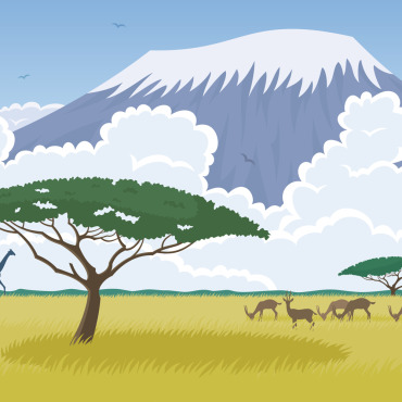 <a class=ContentLinkGreen href=/fr/kits_graphiques_templates_illustrations.html>Illustrations</a></font> african paysage 124805