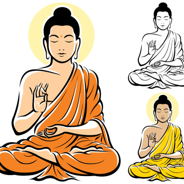 Buddhism Zen Illustrations Templates 124818