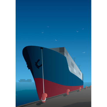 Ship Cargo Illustrations Templates 124899