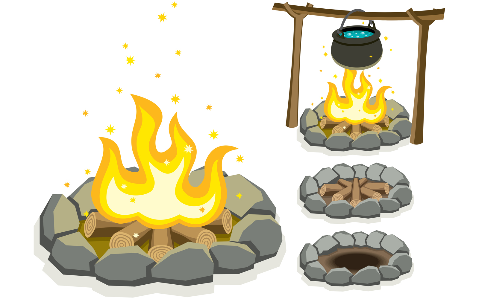 Campfire - Illustration